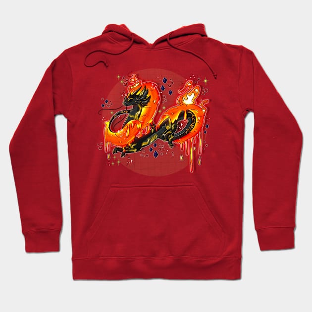 Livs Fire dragon Hoodie by Kylieotter